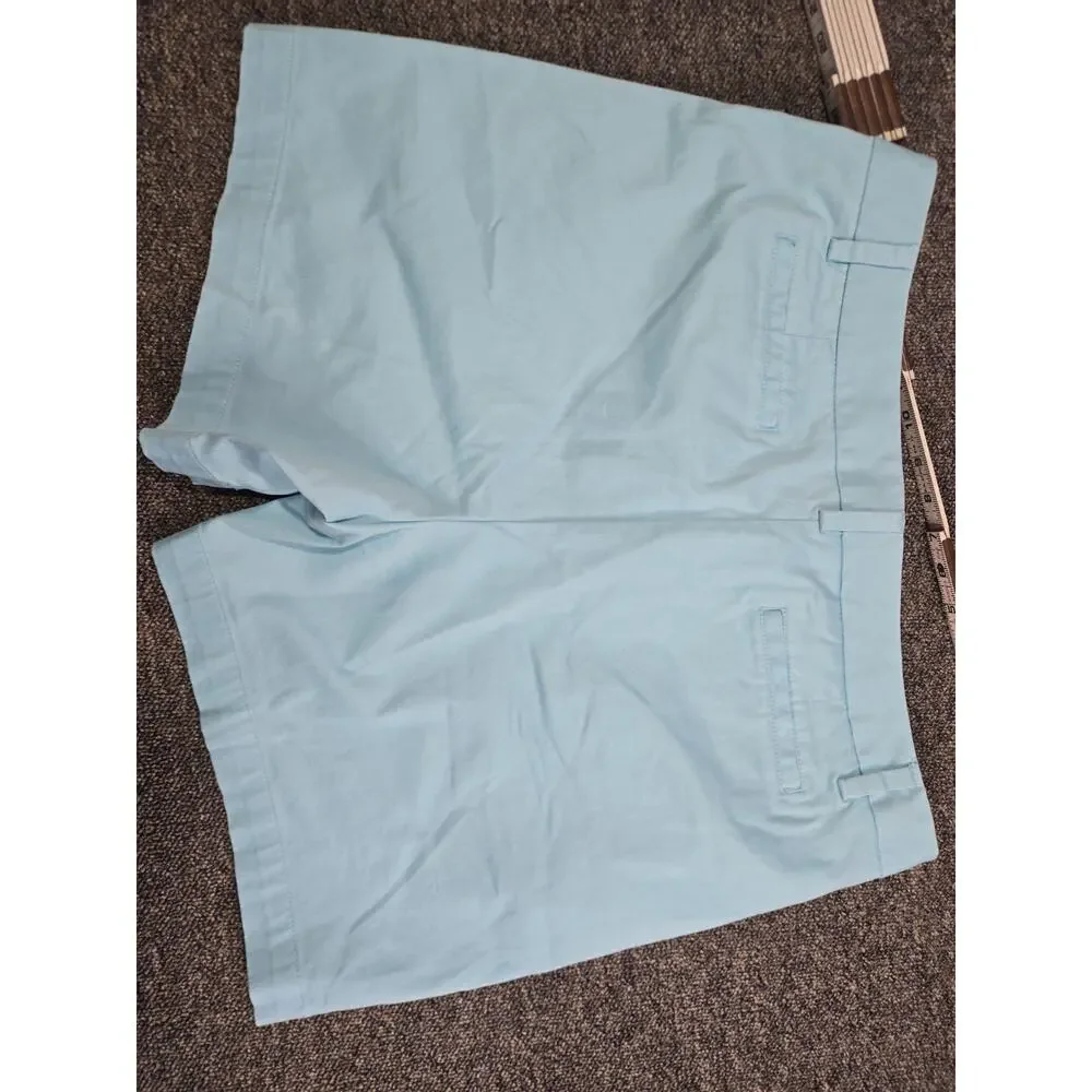 Lands End Mens Short 36 Inch Light Blue